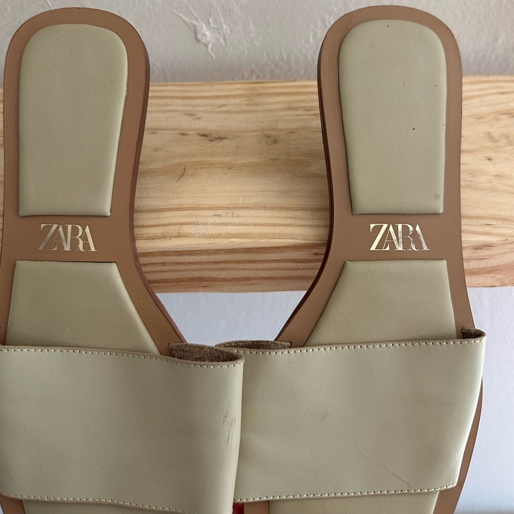 ZARA leather sandals - Picture 2 of 4